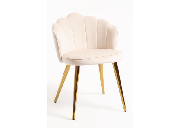 Silla Menpu Gold Terciopelo