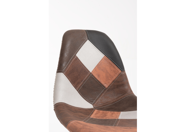 Silla Nordi Patchwork Polipiel