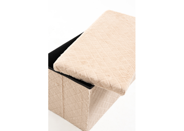 Puff Almacenaje Codi 76 cm Terciopelo