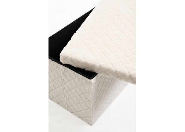 Puff Almacenaje Codi 76 cm Terciopelo