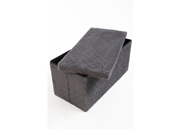 Puff Almacenaje Codi 76 cm Terciopelo