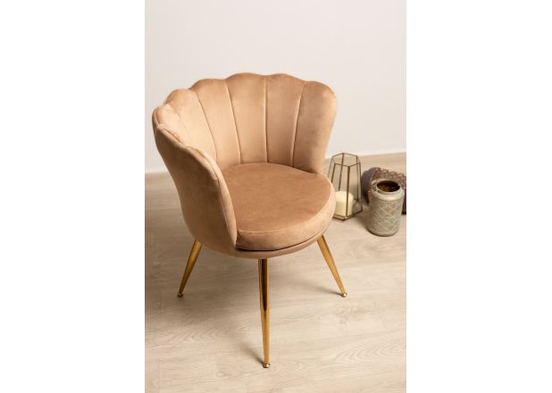 Silla Sandu Golden Terciopelo