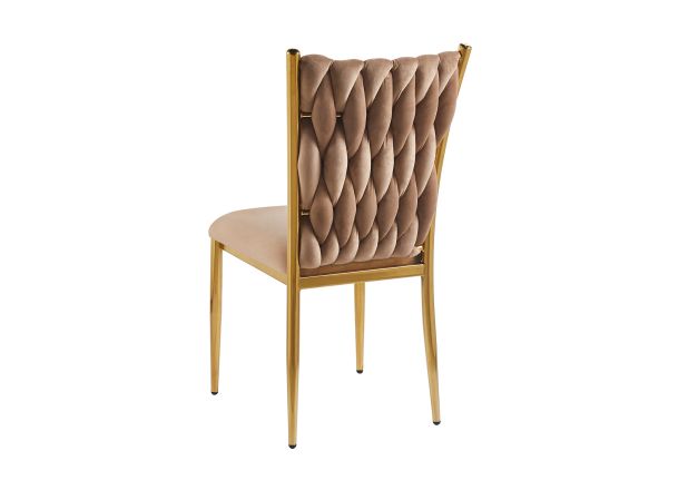 Silla Wewi Golden Terciopelo