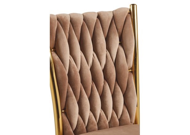 Silla Wewi Golden Terciopelo