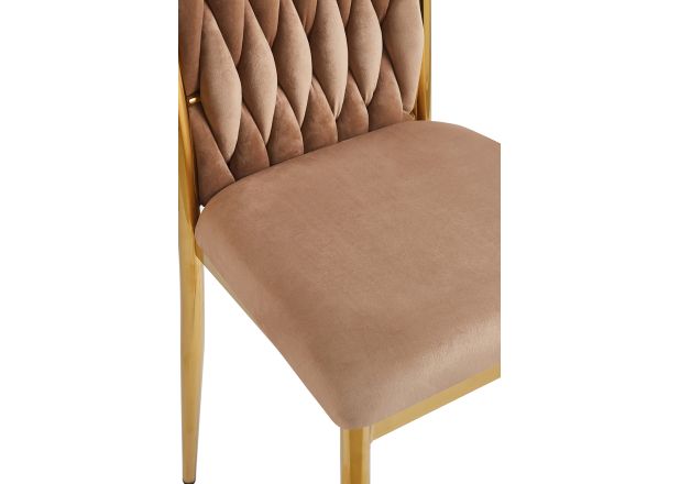 Silla Wewi Golden Terciopelo