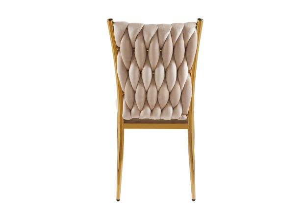 Silla Wewi Golden Terciopelo