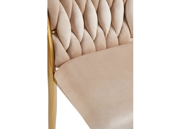 Silla Wewi Golden Terciopelo