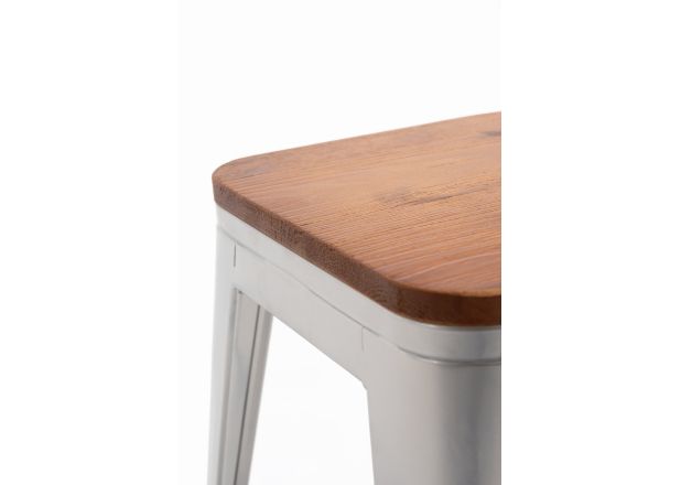 Taburete Meyer Pequeño Madera Natural