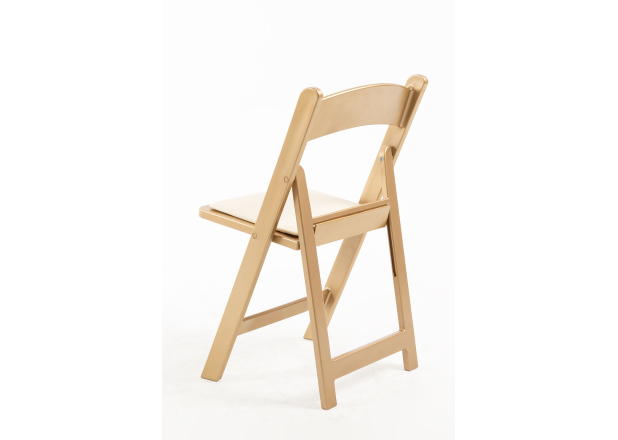 Silla Laga Plegable con Cojín efecto Golden