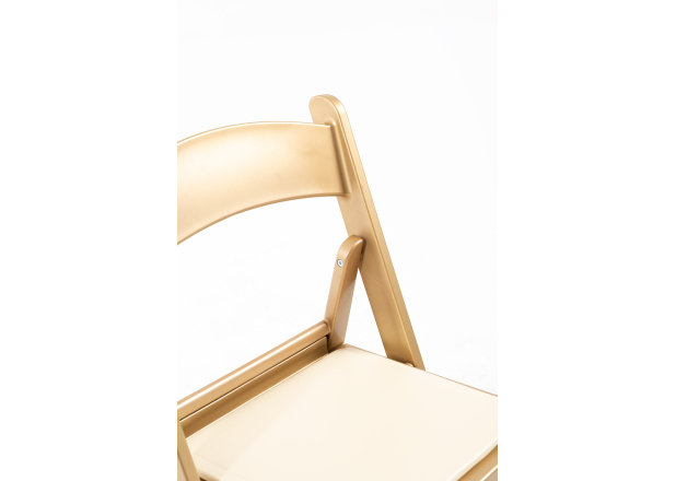 Silla Laga Plegable con Cojín efecto Golden
