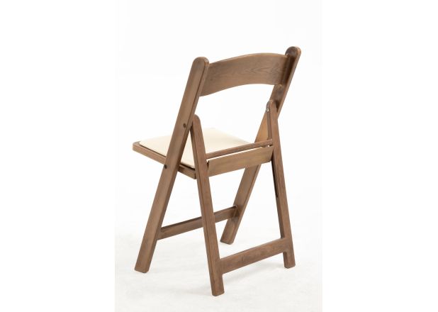 Pack 4 Sillas Laga Plegable con Cojín efecto Madera