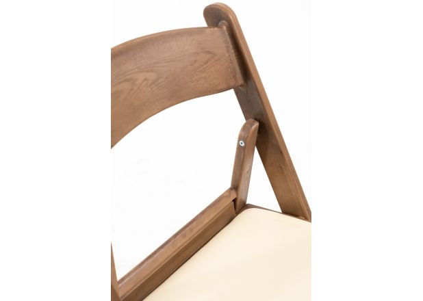 Pack 4 Sillas Laga Plegable con Cojín efecto Madera