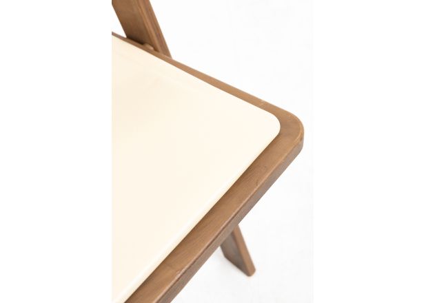 Pack 4 Sillas Laga Plegable con Cojín efecto Madera