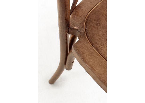 Pack 4 Sillas Cross Polipropileno efecto Madera