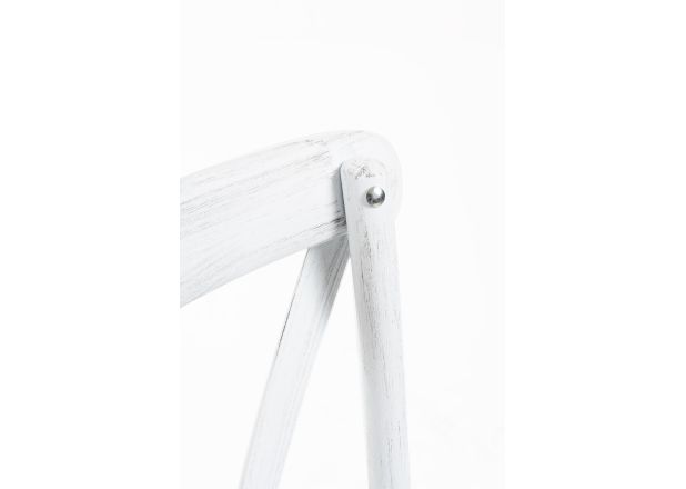 Pack 4 Sillas Cross Polipropileno efecto Madera