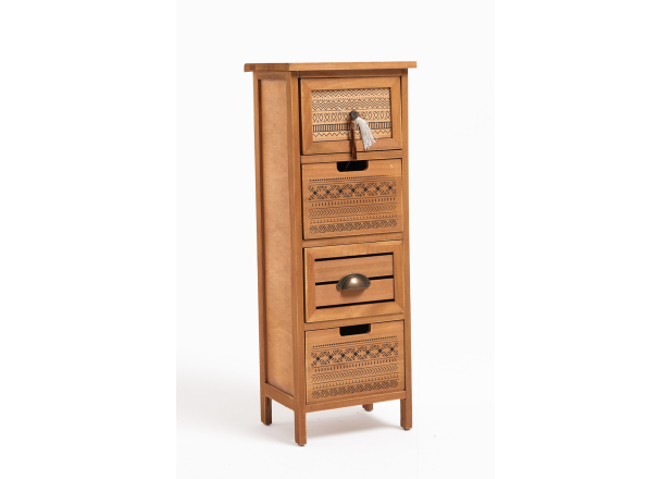 Mueble Auxiliar Tinle 4 Cajones