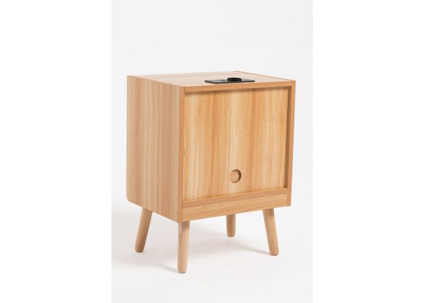 Mesa de cabeceira Pali com luz