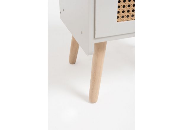 Mesa de cabeceira Pali com luz