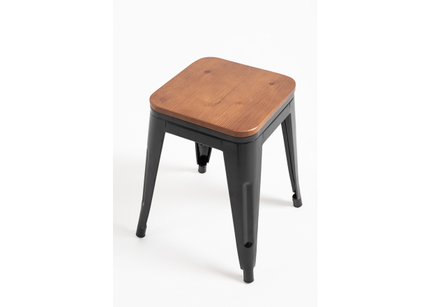 Taburete Meyer Pequeño Madera Natural