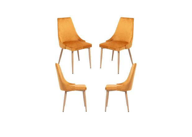 Pack 4 Cadeiras Stoik Doow