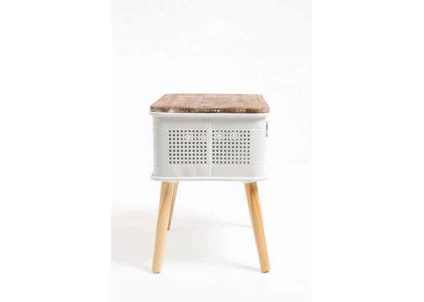 Mesa de cabeceira Meyer 46x31x19 cm