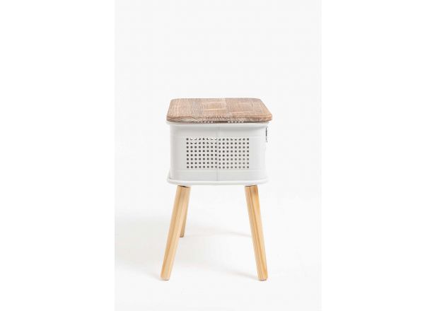 Mesa de cabeceira Meyer 39x26x17 cm