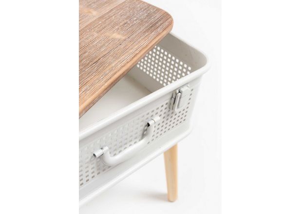 Mesa de cabeceira Meyer 39x26x17 cm