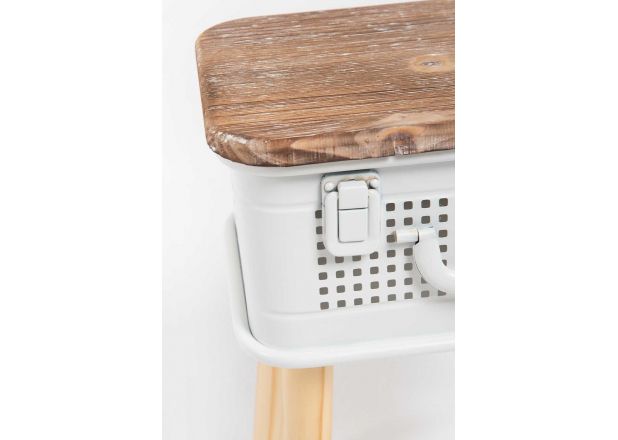 Mesa de cabeceira Meyer 39x26x17 cm