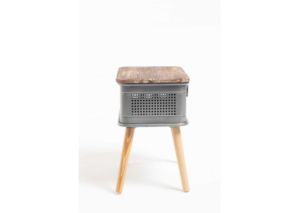 Mesa de cabeceira Meyer 39x26x17 cm
