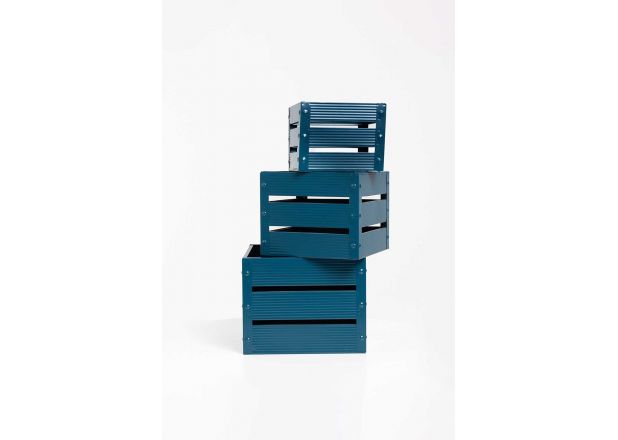 Conjunto de 3 Caixas Metálicas Meyer