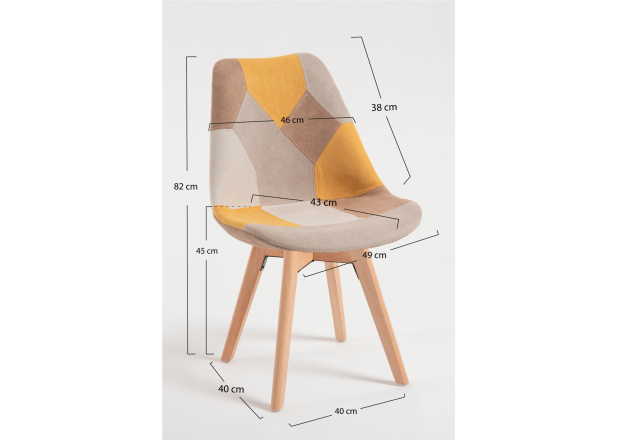 Silla Mona Patchwork