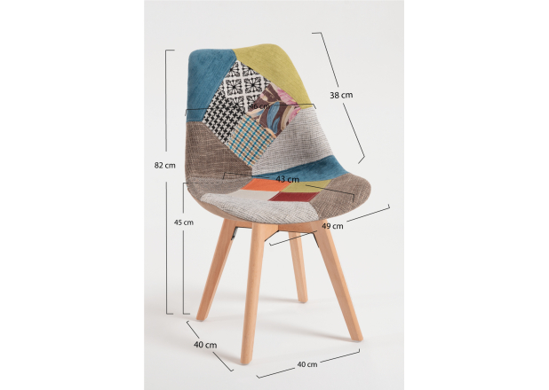 Silla Mona Patchwork
