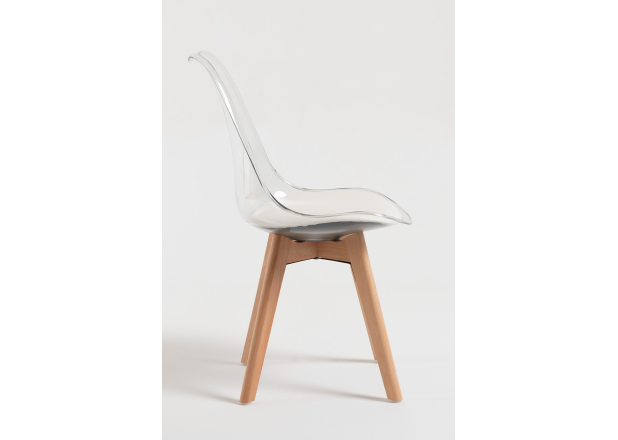 Silla Mona Transparente Asiento