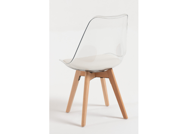 Silla Mona Transparente Asiento