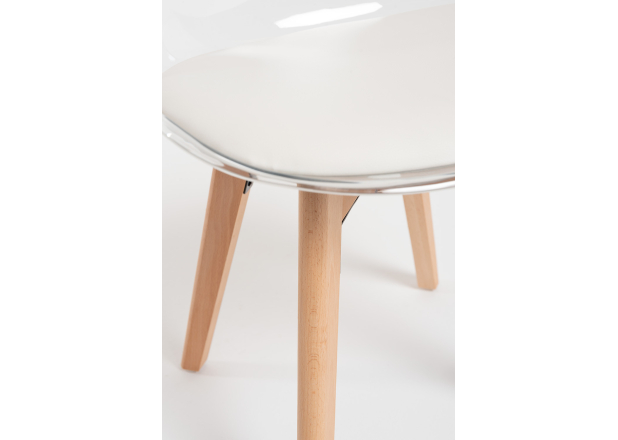 Silla Mona Transparente Asiento