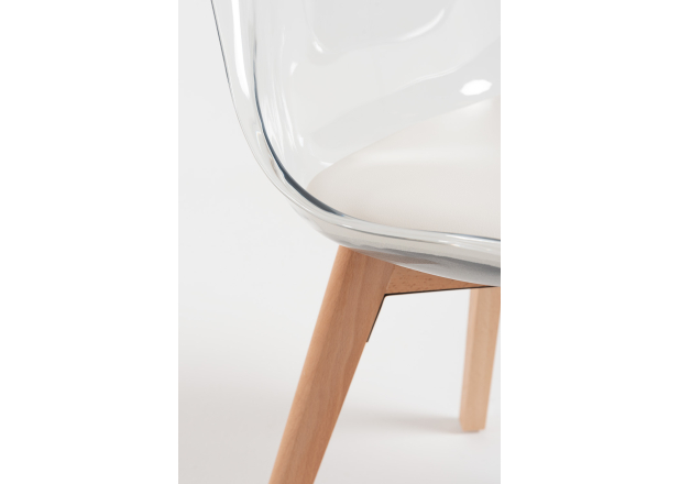 Silla Mona Transparente Asiento