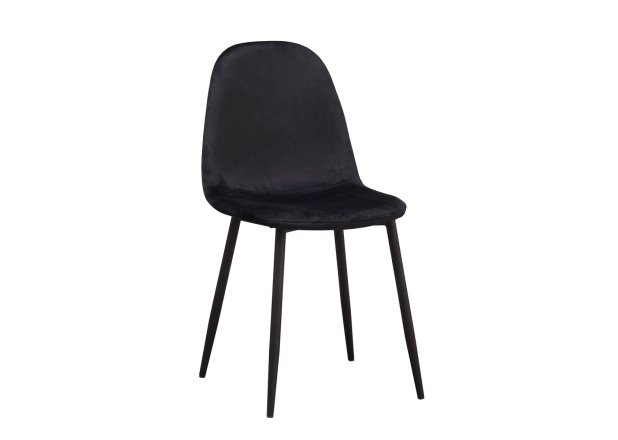 Silla Leo Black Terciopelo