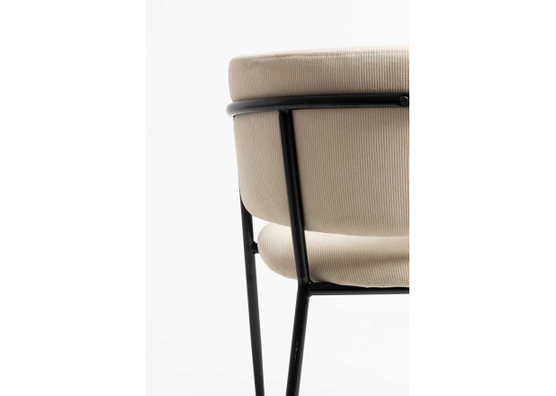 Silla Niel Black Terciopelo