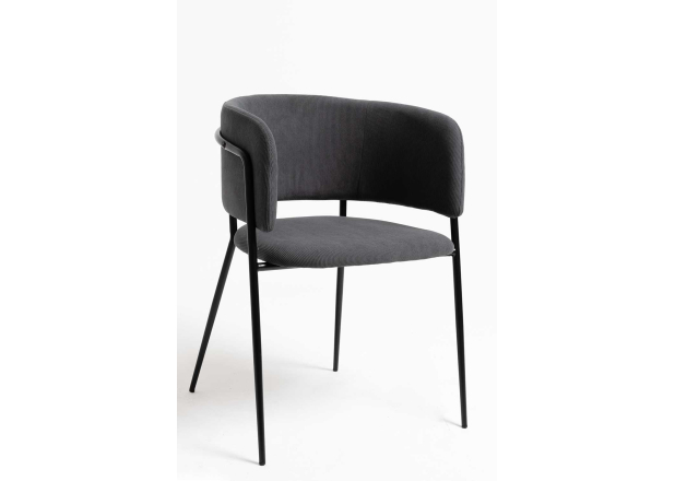 Silla Niel Black Terciopelo