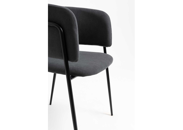 Silla Niel Black Terciopelo