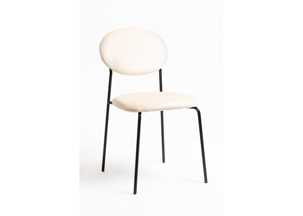 Silla Dalti Black Terciopelo