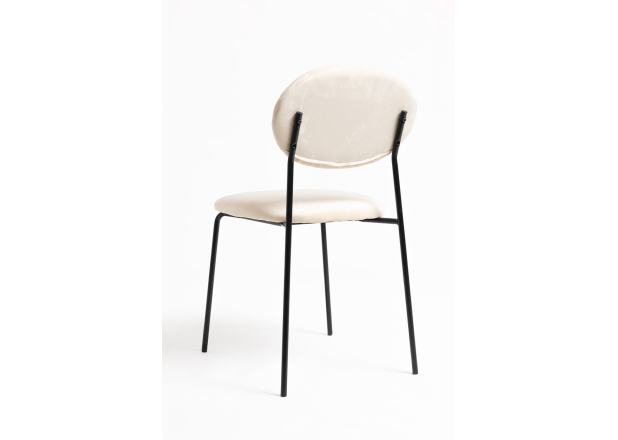 Silla Dalti Black Terciopelo
