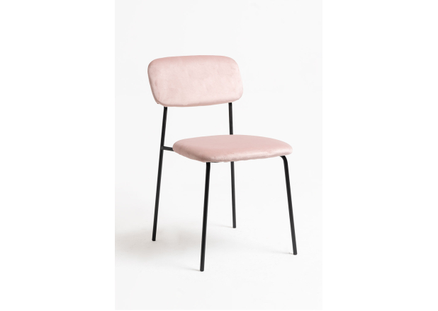 Silla Suvi Black Terciopelo