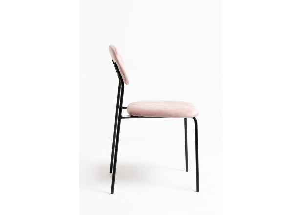 Silla Suvi Black Terciopelo