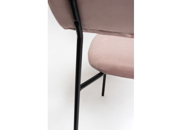 Silla Suvi Black Terciopelo