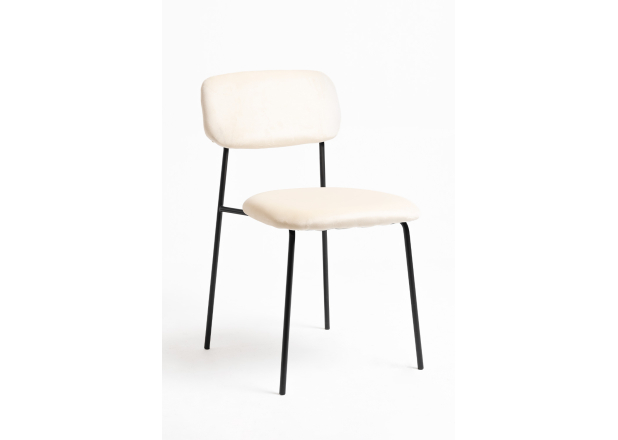 Silla Suvi Black Terciopelo
