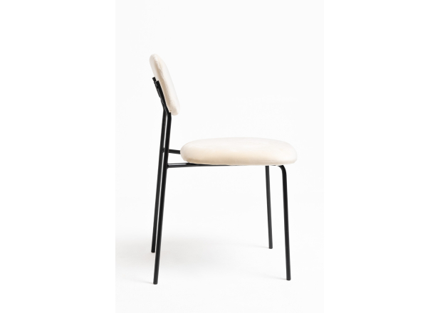 Silla Suvi Black Terciopelo