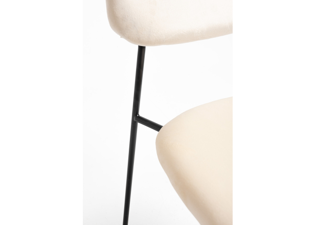 Silla Suvi Black Terciopelo