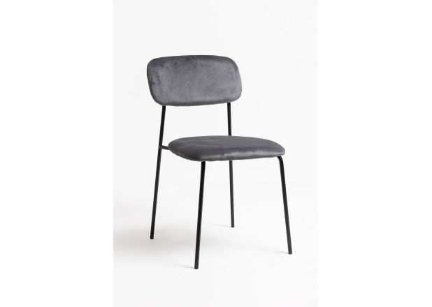 Silla Suvi Black Terciopelo