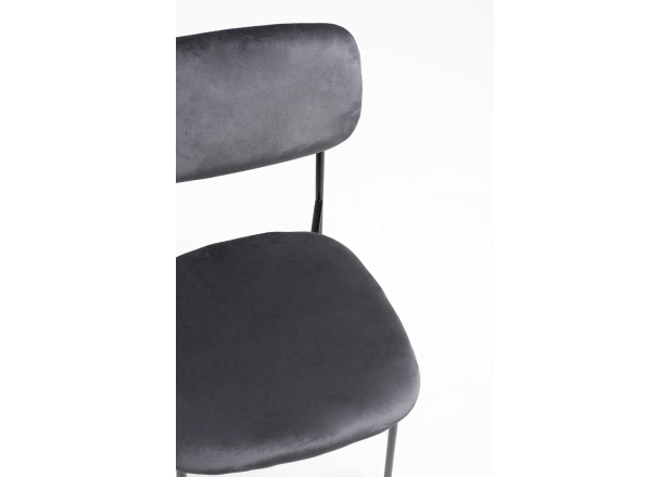 Silla Suvi Black Terciopelo